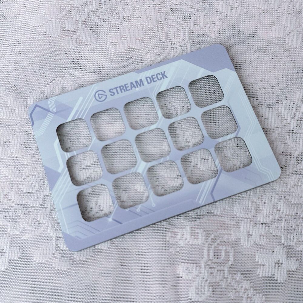 Stream Deck Purple Face Plate